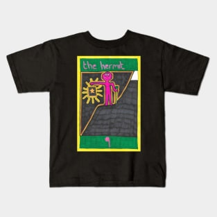 The Hermit. Tarot. Outsider Art Kids T-Shirt